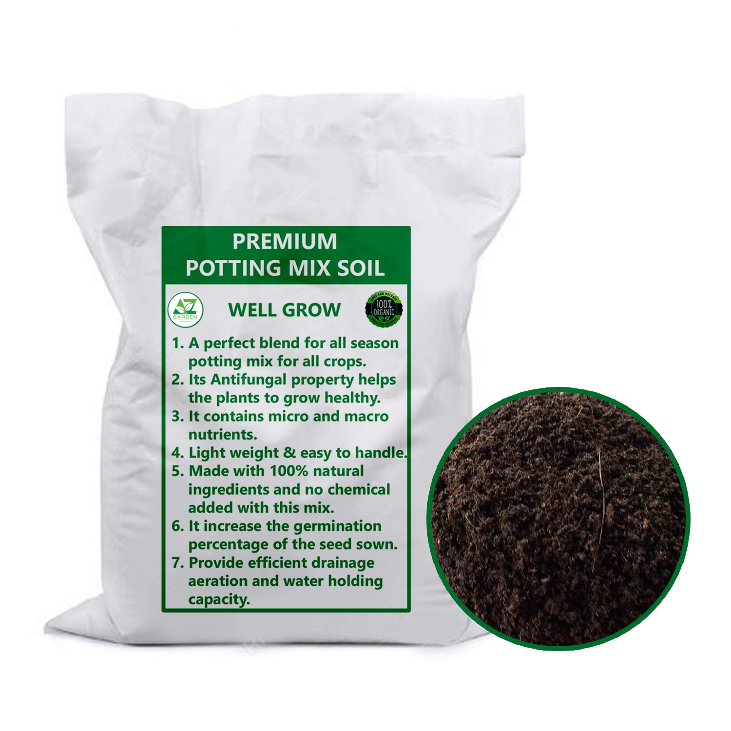 Premium Potting Mix Soil ( Ready to Use)